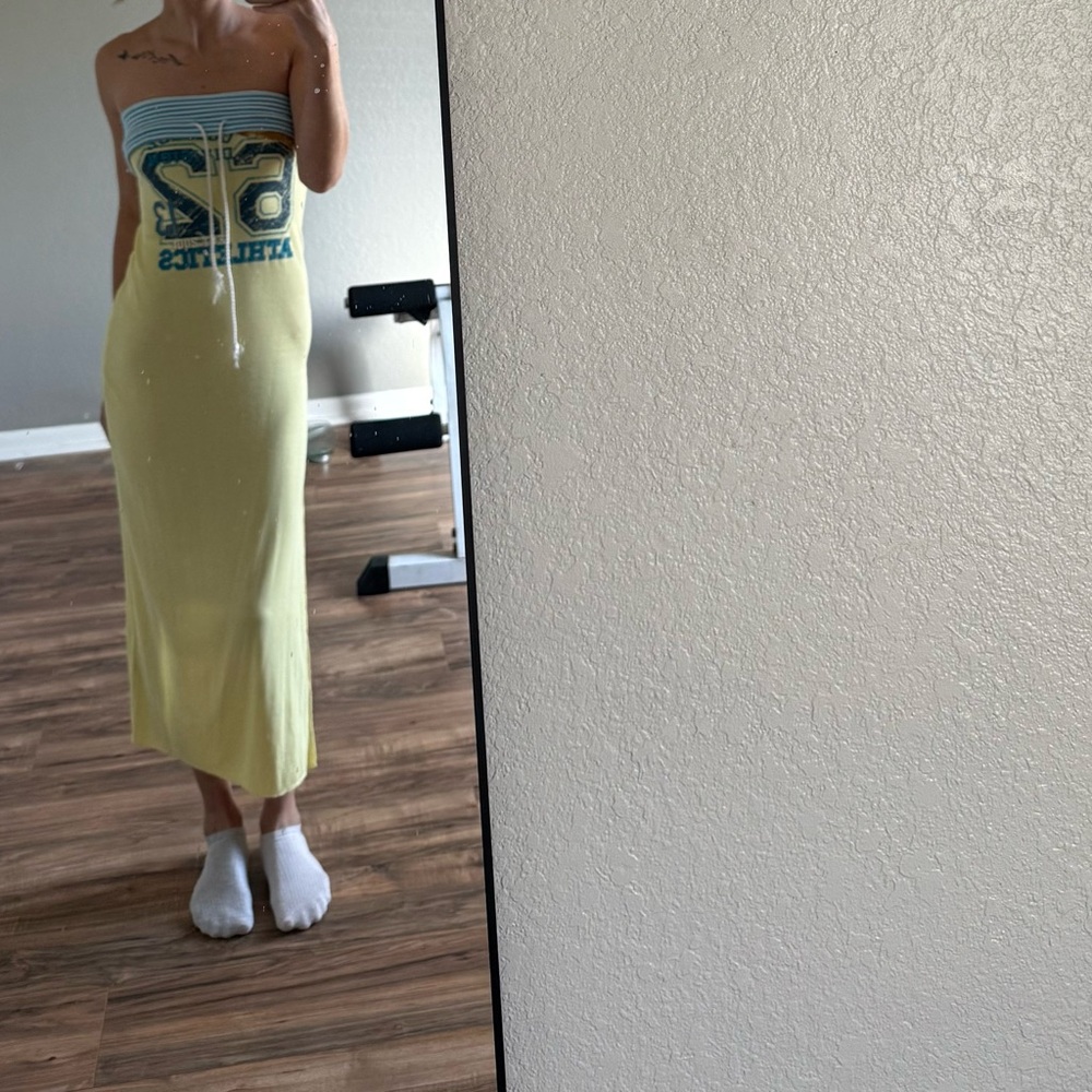 Urban Outfitters Yellow and Blue Top